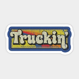 Truckin' Magazine 1975 Sticker